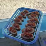 Bruschetta
(Frisch geröstetes Brot mit Tomaten)